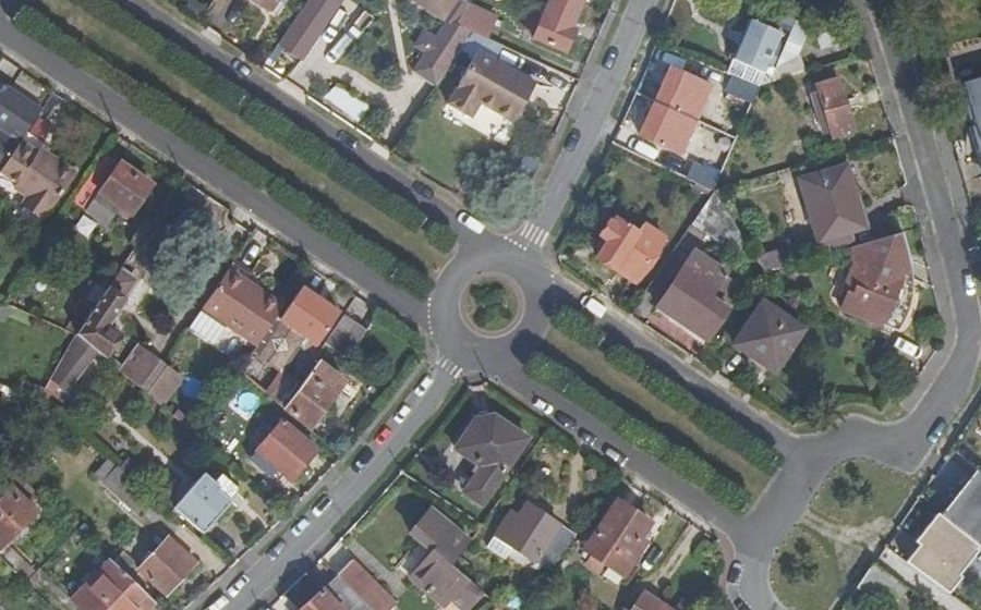 Vue aérienne du Boulevard Pierre Raunet