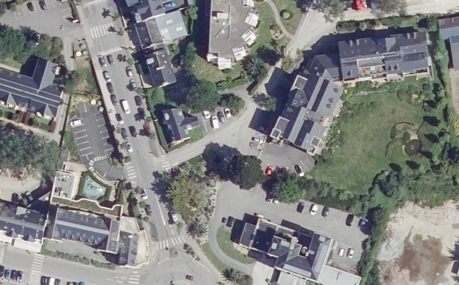 Vue aérienne du Allée de Kermoor