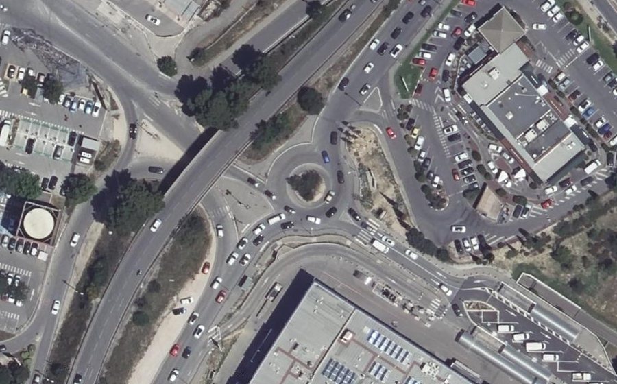 Vue aérienne du Route de la Sablière