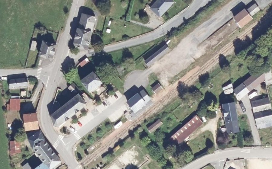Vue aérienne du Place de la Gare