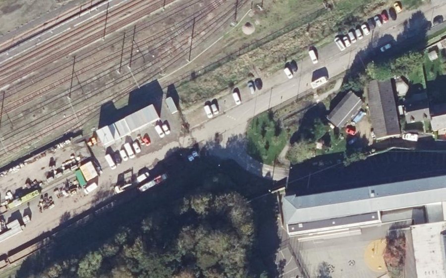 Vue aérienne du Rond-point anonyme n°974146919
