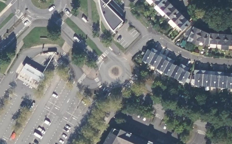 Vue aérienne du Rue Michel Gérard