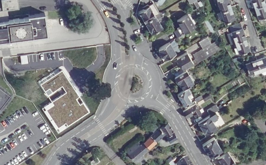 Vue aérienne du Rue de Trégunc