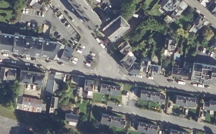 Vue aérienne du Rond-Point de Guichen
