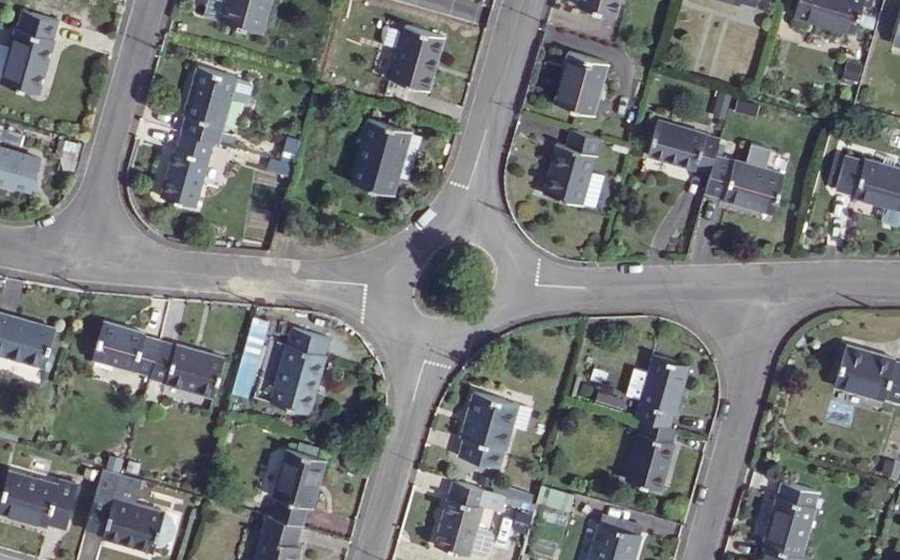 Vue aérienne du Rond-Point Giratoire