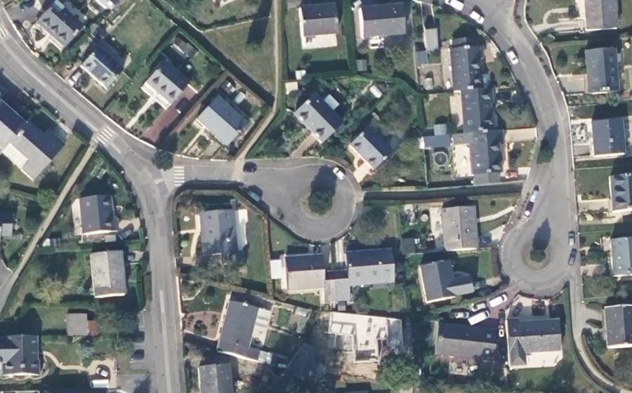 Vue aérienne du Impasse des Lilas