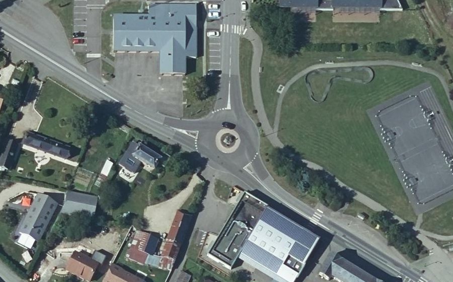 Vue aérienne du Rue du Thuit Hébert