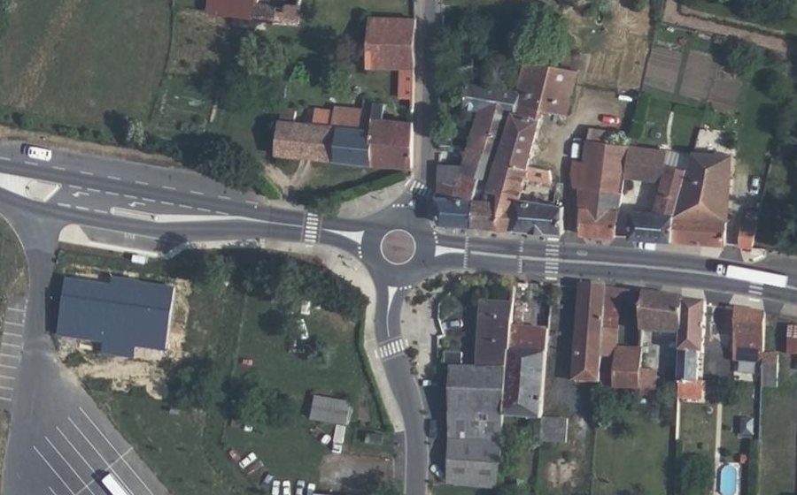 Vue aérienne du Grand-Rue