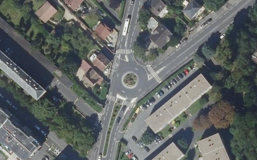Vue aérienne du Rue de Savigny