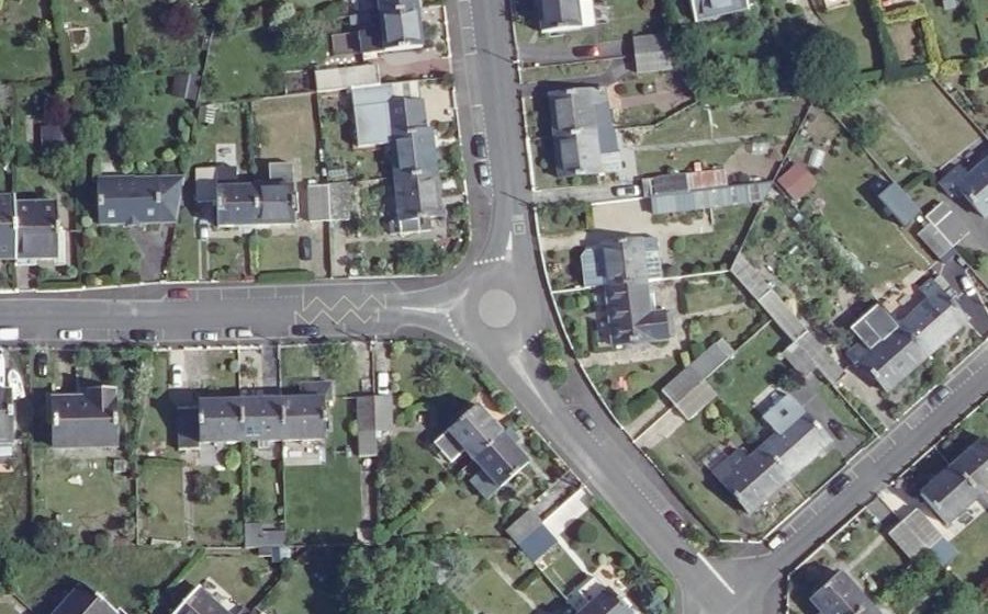 Vue aérienne du Rond-Point Giratoire