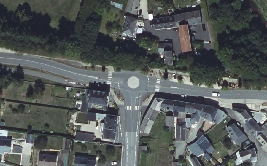 Vue aérienne du Rue de Bretagne