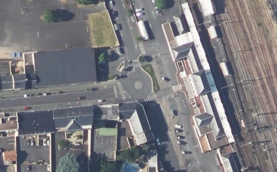 Vue aérienne du Boulevard Sadi Carnot