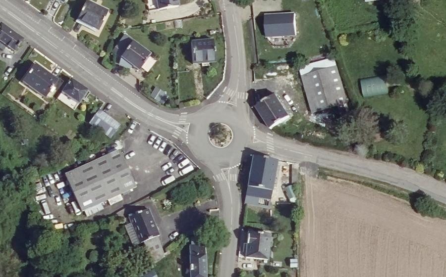 Vue aérienne du Rond-Point Giratoire