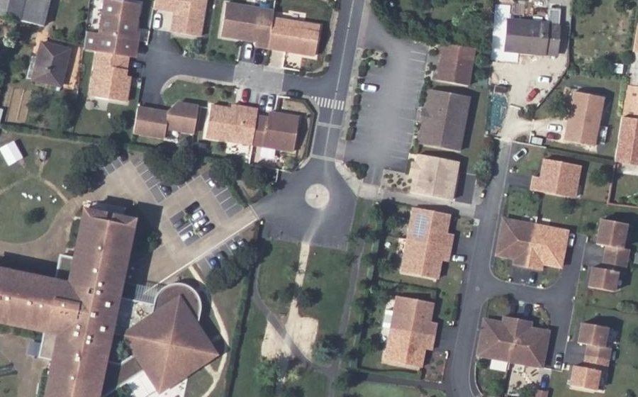 Vue aérienne du Allée René Allamachère