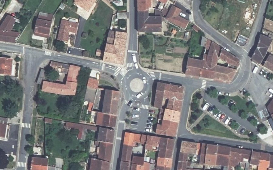 Vue aérienne du Avenue Marcel Bonafé