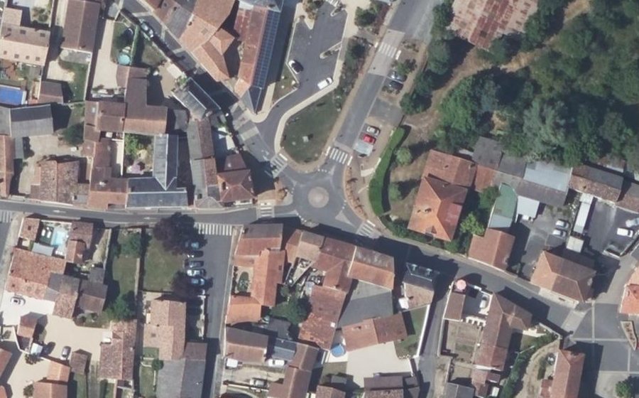 Vue aérienne du Place de la Liberté