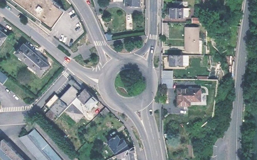 Vue aérienne du Rue de Nouzonville