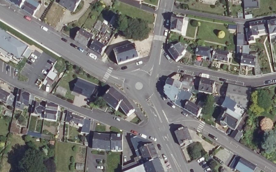 Vue aérienne du Rond-Point Giratoire