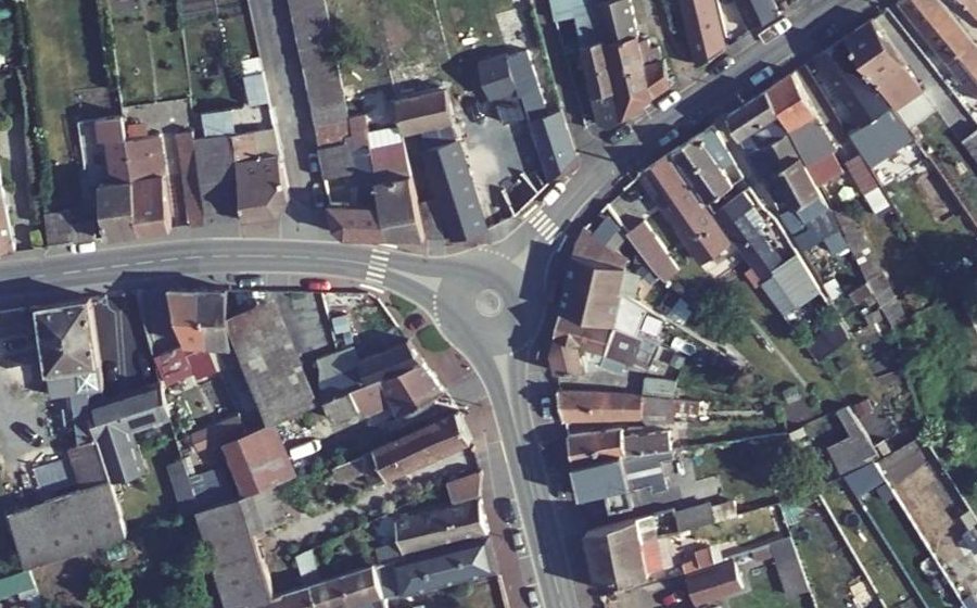 Vue aérienne du Rue Jean Jaurès