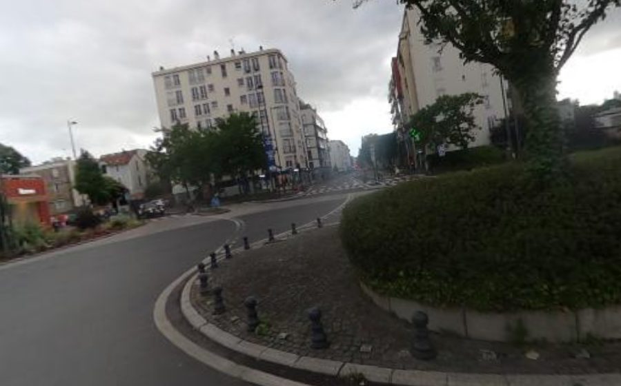 Vue du Carrefour de l'Insurrection