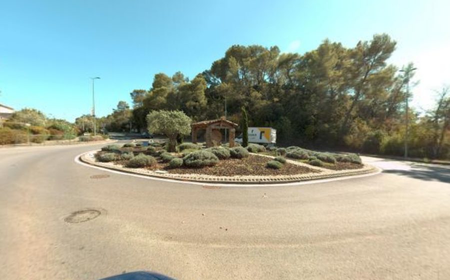 Vue du Rond-Point Frédéric Mistral