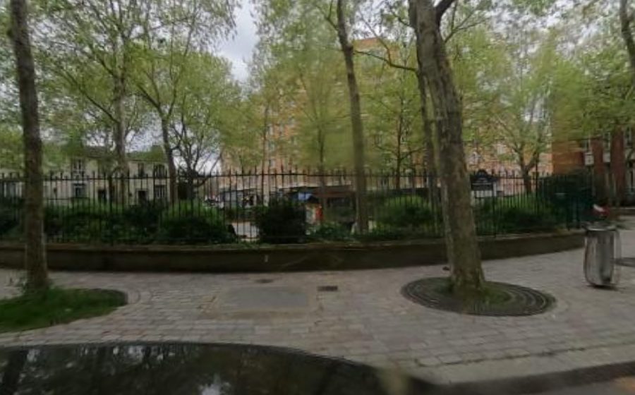 Vue du Place de l'Abbé Georges Hénocque