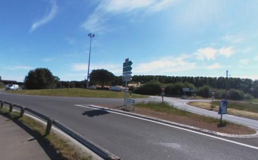 Vue du Rond-Point de Saint-Benoît