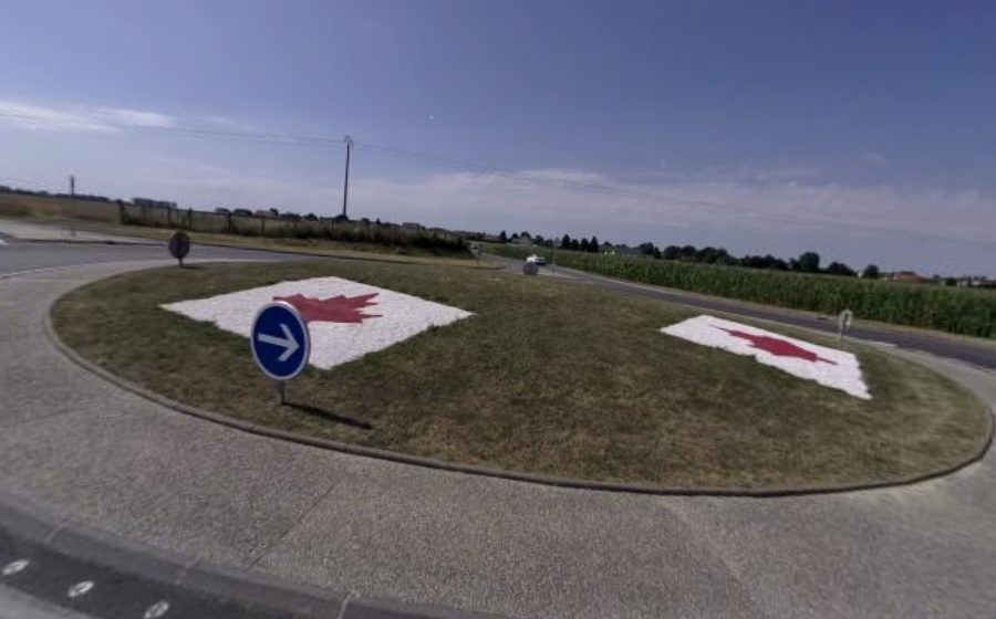 Vue du Rond-Point de la 9e Brigade Canadienne