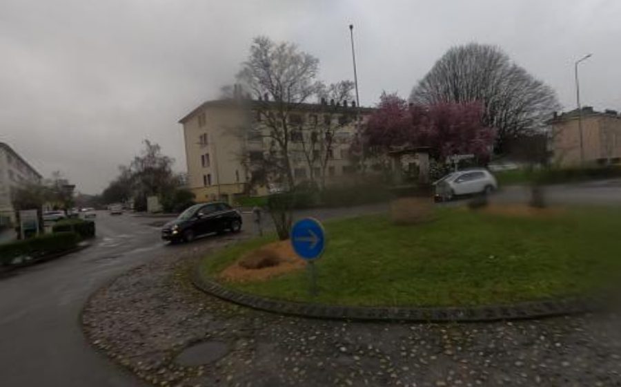 Vue du Rond-Point Joseph-Rosselli