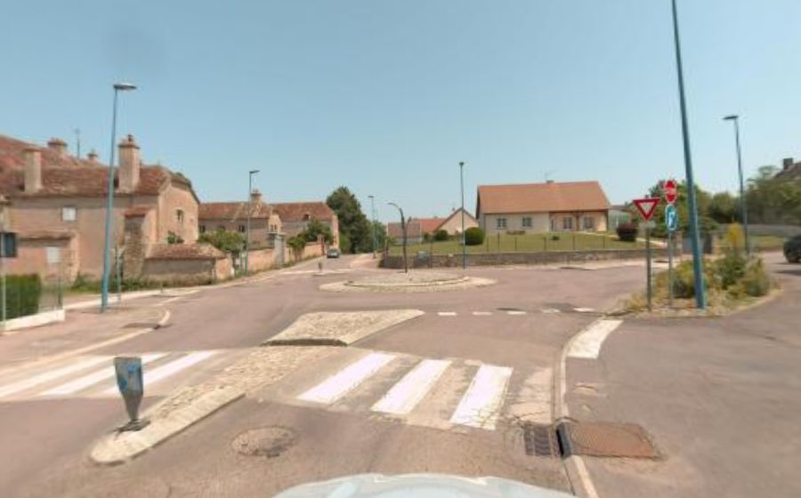 Vue du Rond-Point des Martyrs de Lantilly