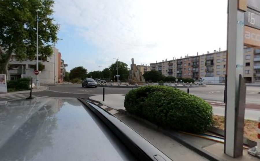 Vue du Rond-Point des Droits de l'Homme