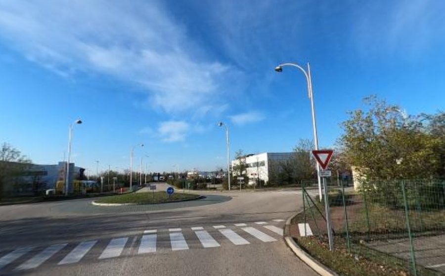 Vue du Rond-Point Ettore Bugatti