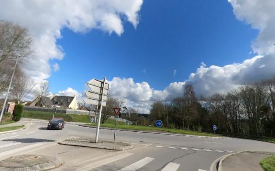 Vue du Rond-Point de Kergompez