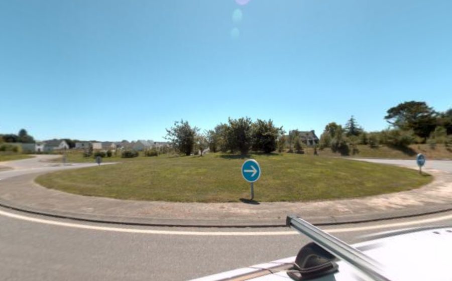 Vue du Rond-Point de Mesguen