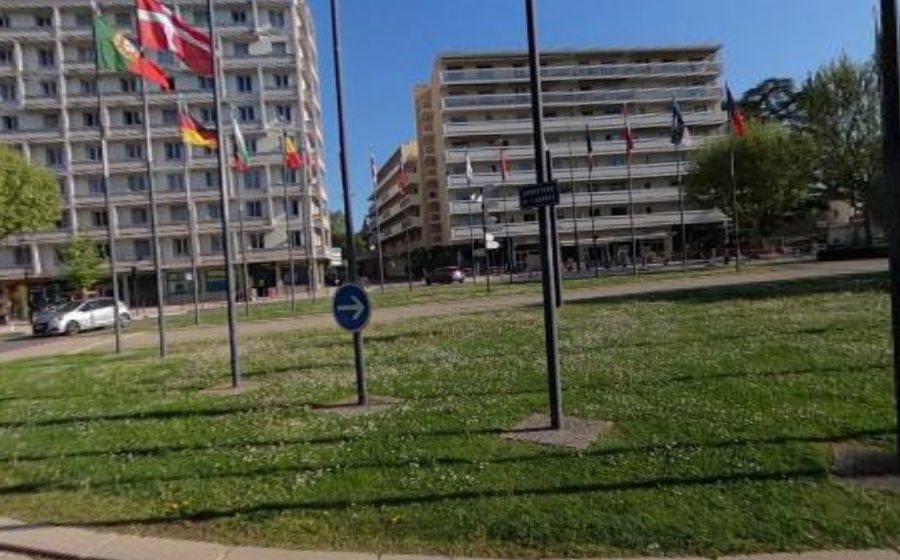 Vue du Rond-Point de l'Europe