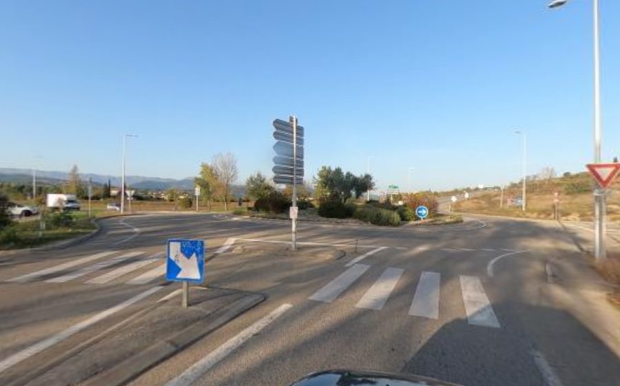 Vue du Rond-Point de la Piscine