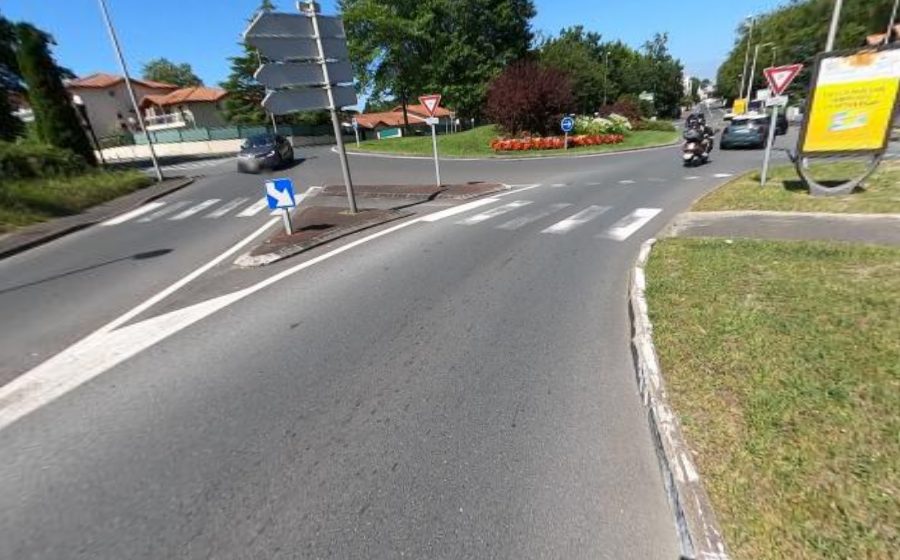 Vue du Rond-point du Docteur Lacroix
