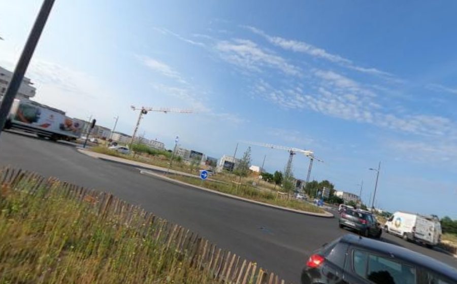 Vue du Rond-Point Léonard de Vinci