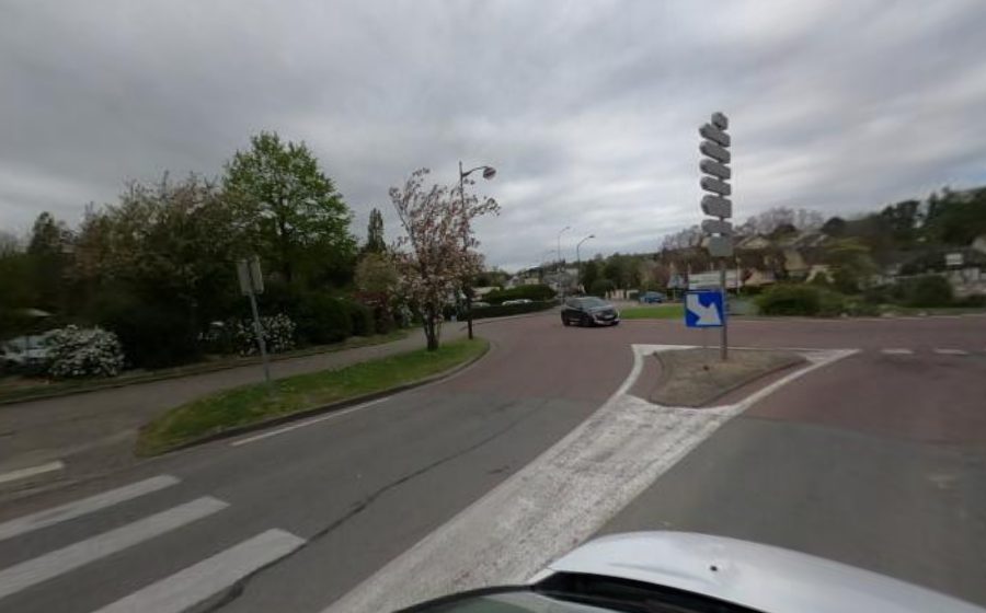 Vue du Rond-Point de Saint-Ouen