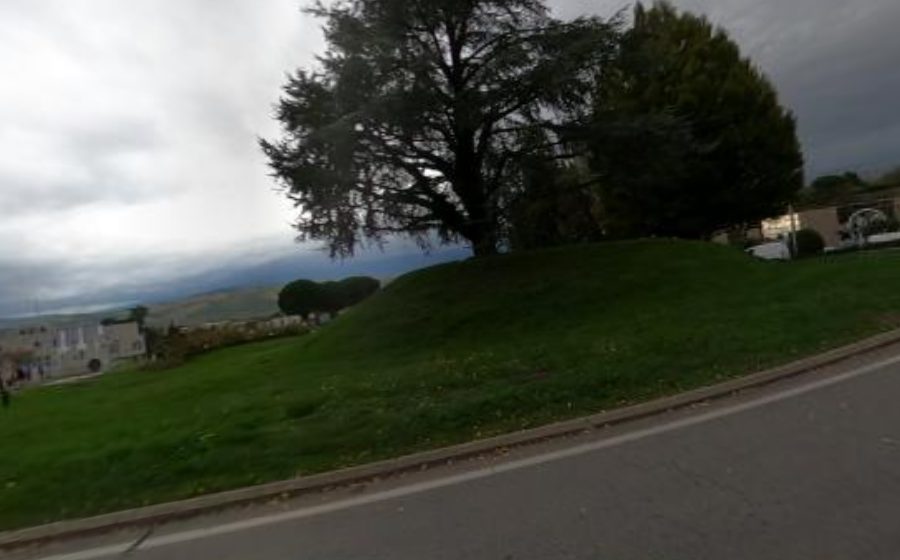 Vue du Rond-Point de la Paix