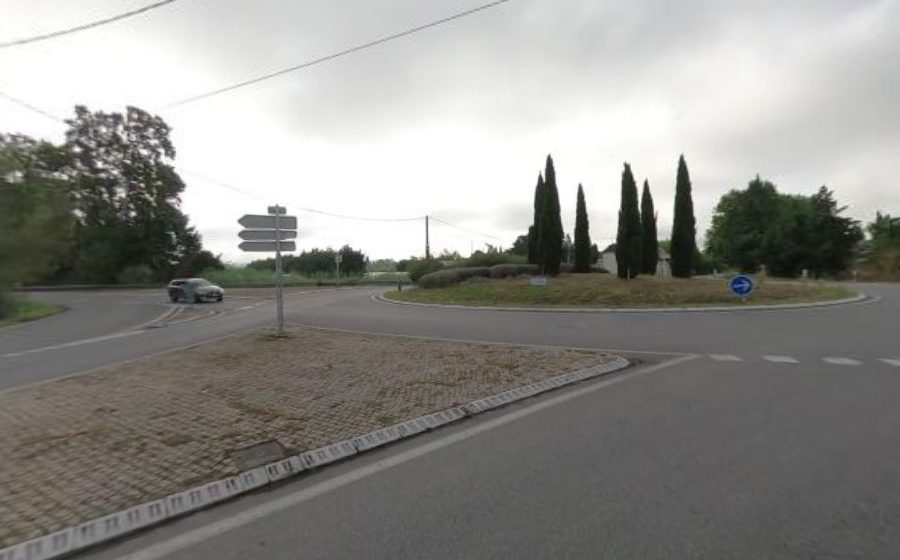 Vue du Giratoire de la Route de Tarascon