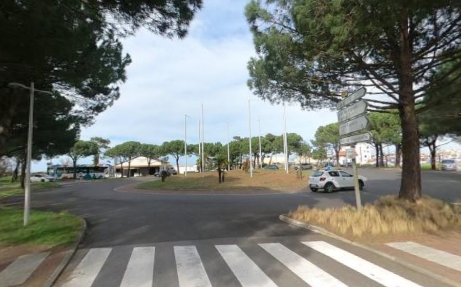 Vue du Rond-Point de la Capitainerie