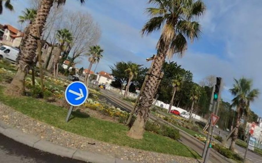 Vue du Rond-Point de l'Europe