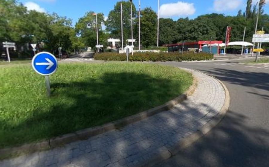 Vue du Rond-Point du Général de Bollardière