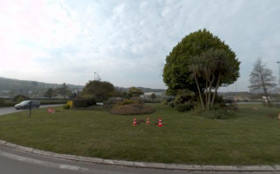 Vue du Rond-Point de l'Europe