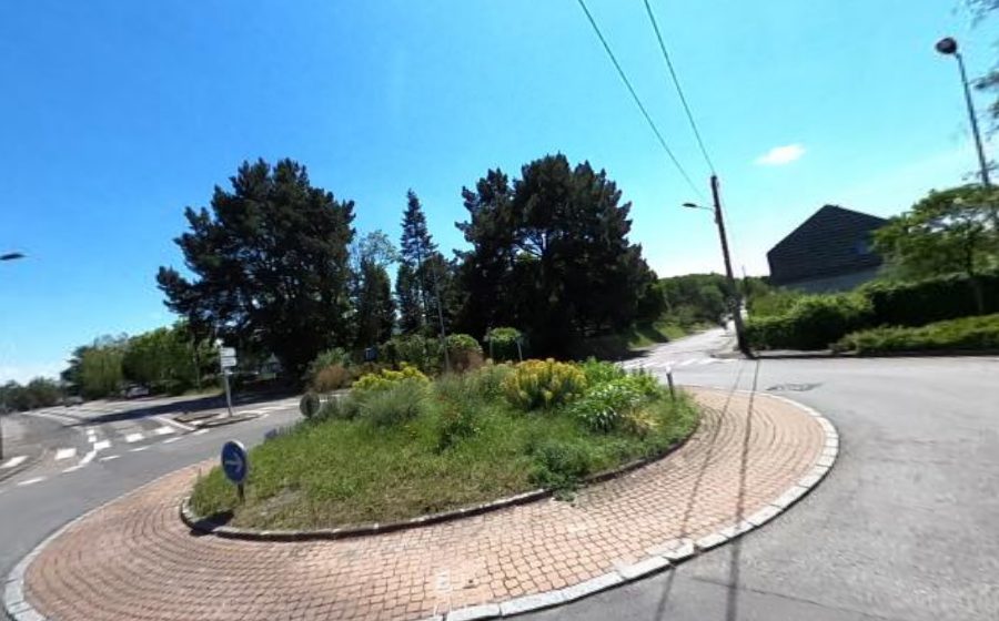 Vue du Rond-Point Eugene Pottier