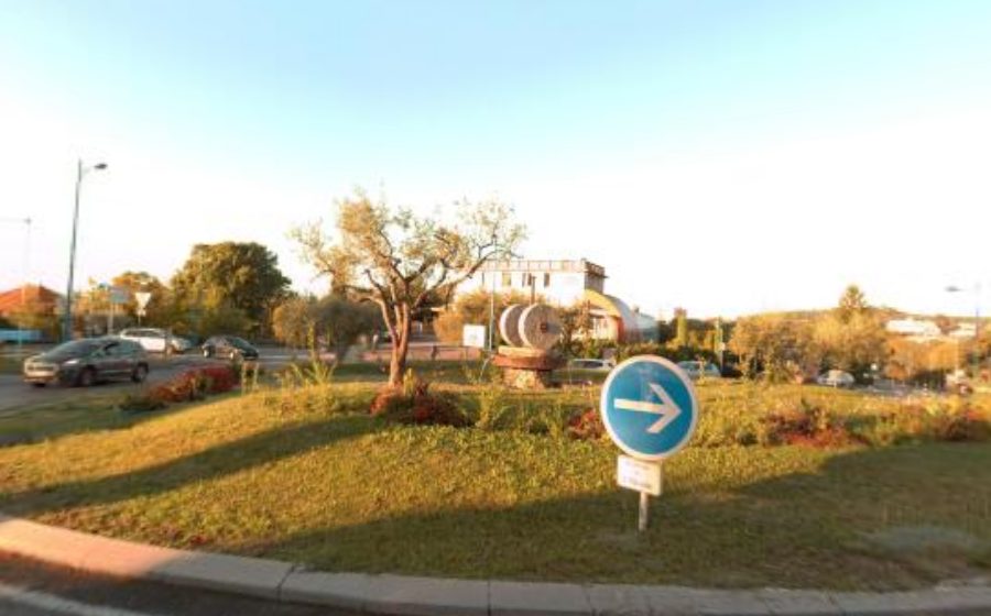 Vue du Rond-Point de l'Olivette