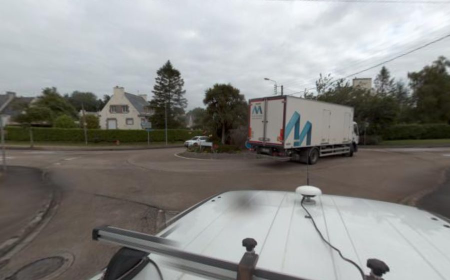 Vue du Rond-Point de Kervanous