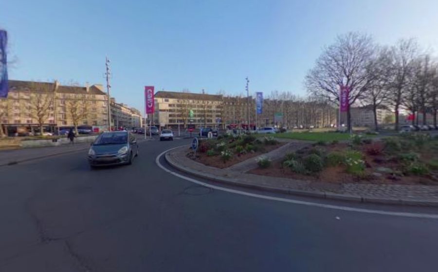 Vue de la Place du 36ème Régiment d'Infanterie