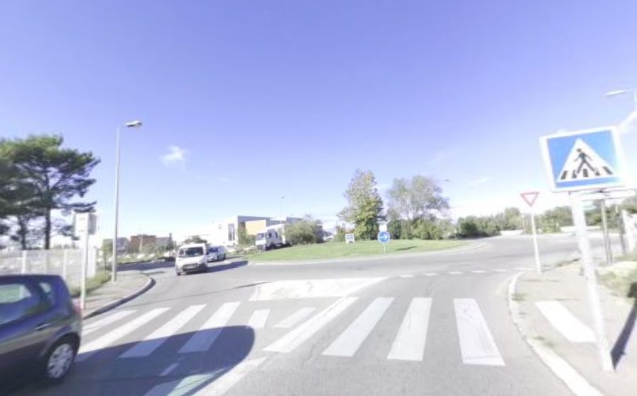 Vue du Rond-Point aux Morts et Blessés des Opérations Extérieures